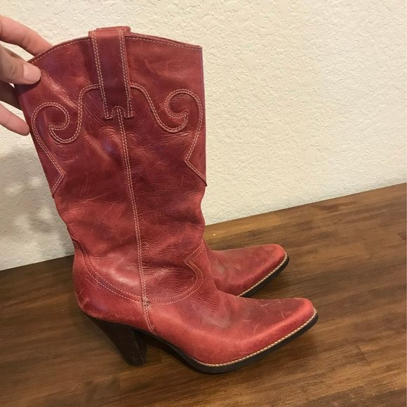 Steven by Steve Madden Silverado Cowboy Boots - Picture 1 of 7